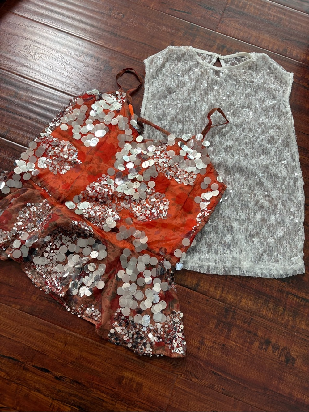 New Sequined tops bundle / lot - size S